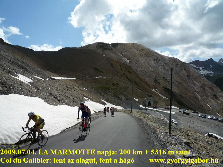La Marmotte -  Col du Galibier (2645 m) from Valloire