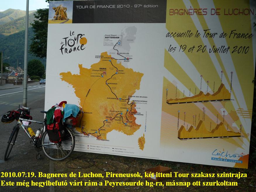 Pyrenées bicycletour, Pireneusok bringatúra : Col de Portet d'Aspet (1069 m) & Tour de France - Györgyi Gábor 2010