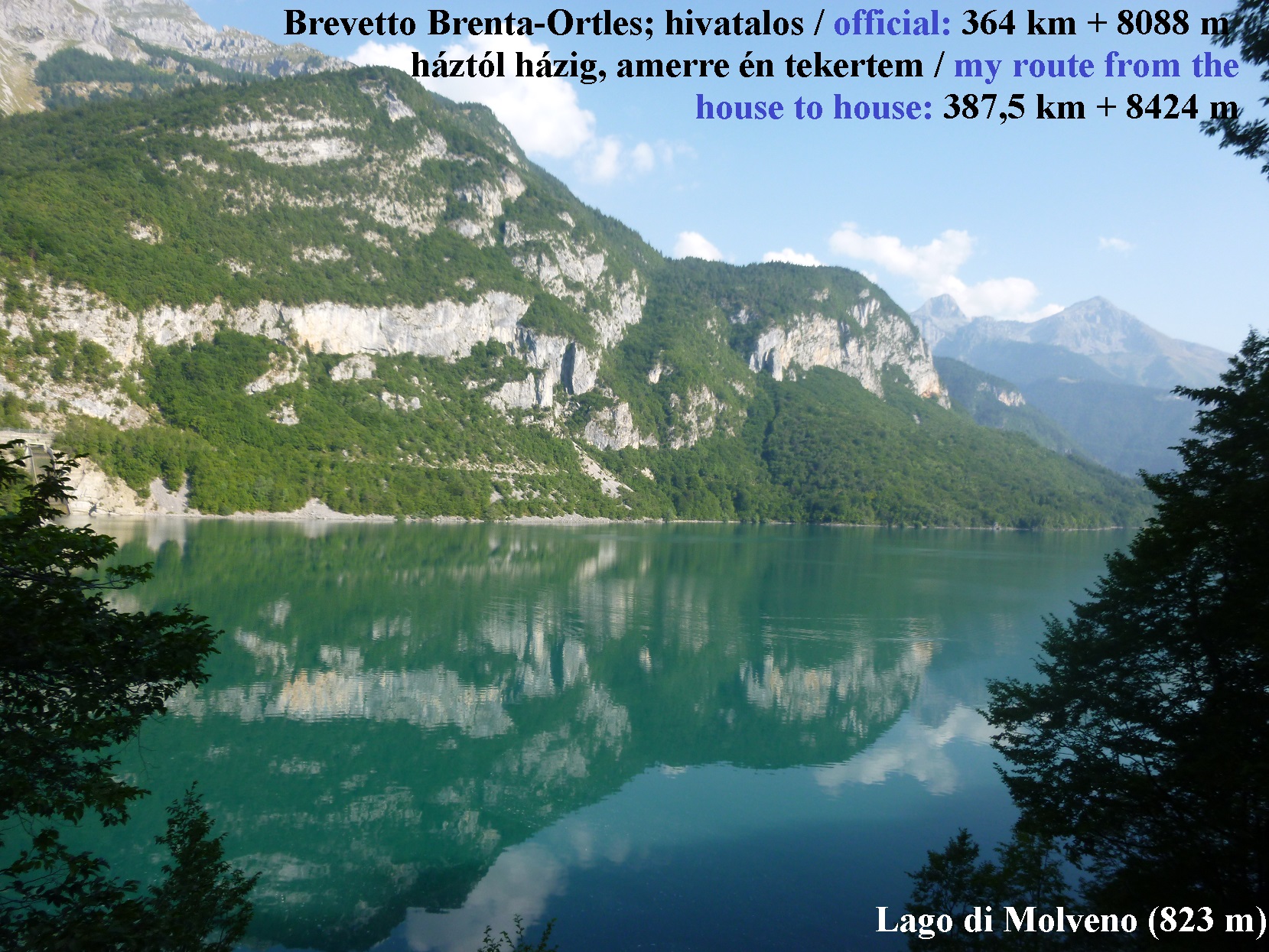 Alps , Alpok , Alpi - Brenta - Ortles brevetto  : Lago di Molveno - GyĂ¶rgyi GĂˇbor 2015