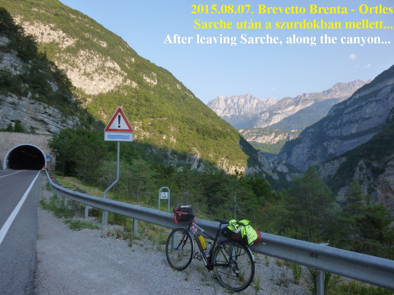 Alps , Alpok , Alpi - Brenta - Ortles brevetto  : Sarche, canyon - GyĂ¶rgyi GĂˇbor 2015